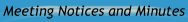 Meeting Notices and Minutes